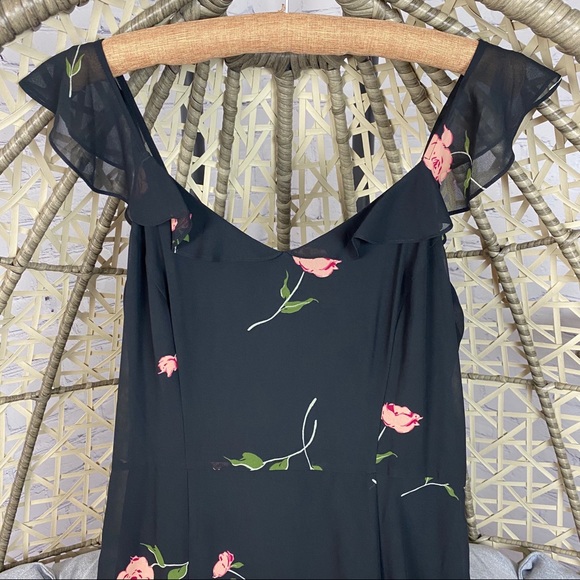 Beyond by Ashley Graham Floral Maxi Dress -Black - Picture 3 of 8